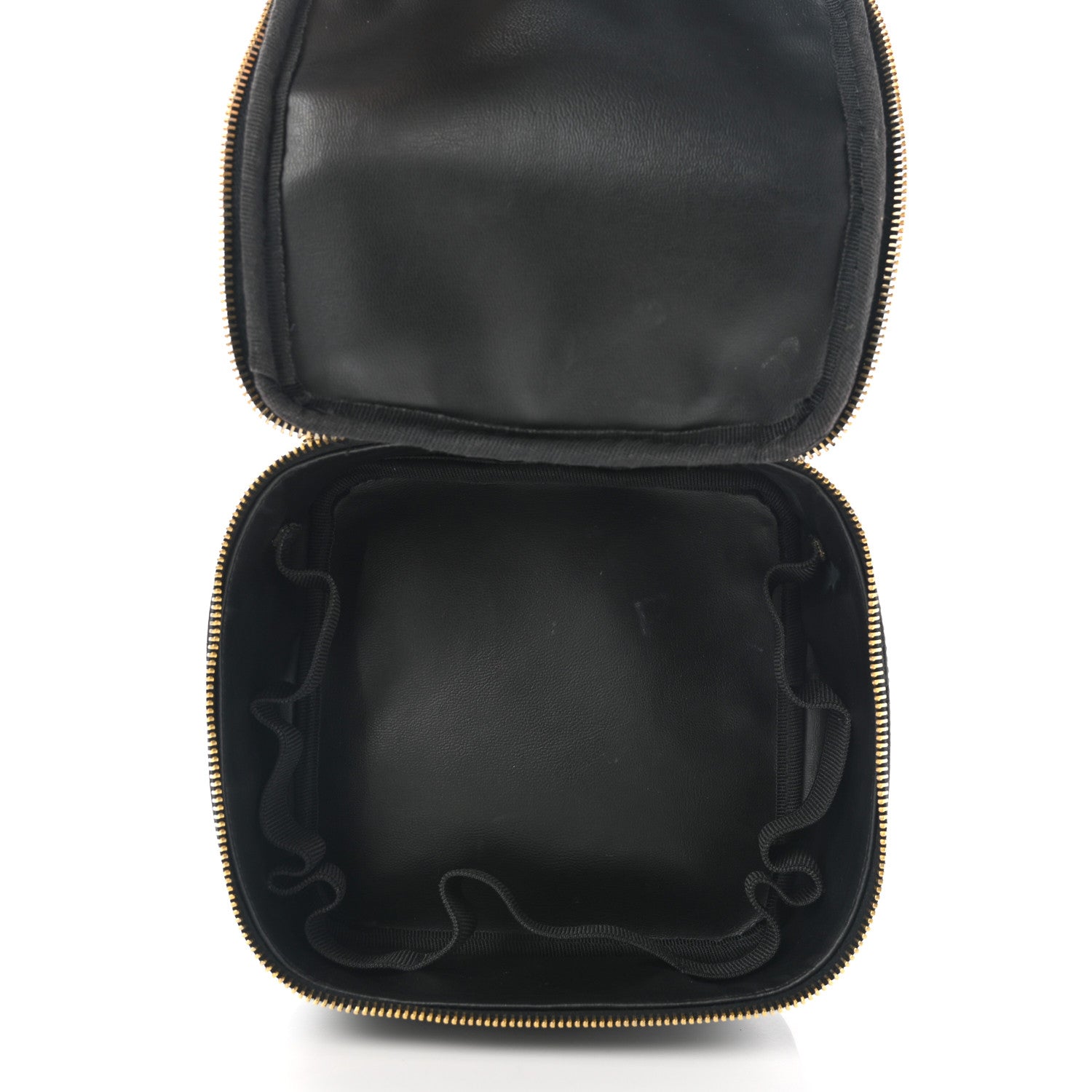 Chanel Caviar CC Vanity Cosmetic Case Black 6 of 10