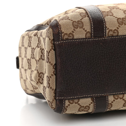 Gucci Monogram Small Abbey Boston Dark Brown 7 of 10
