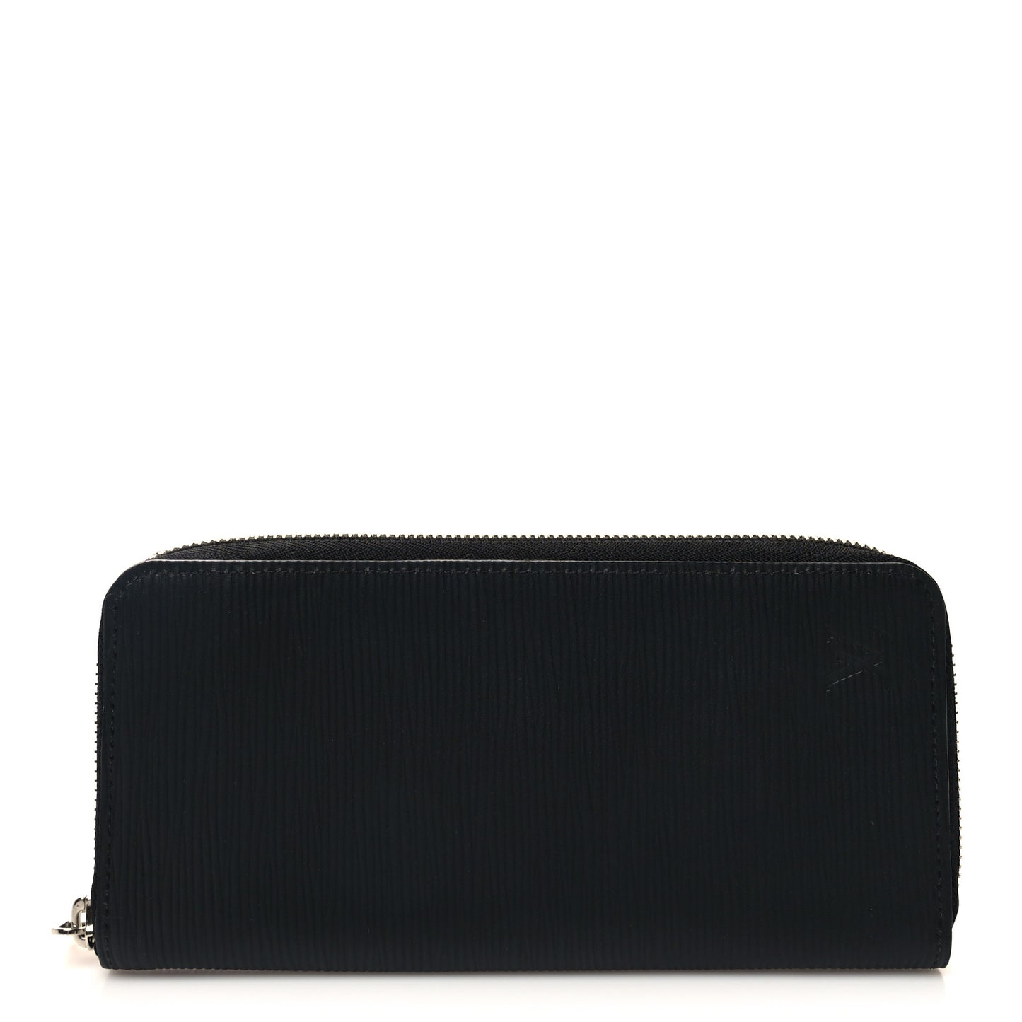 Epi Zippy Vertical Wallet Black