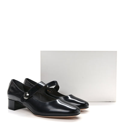 Christian Dior Brushed Calfskin Uniform 30mm Pumps 39 Black 9 of 9