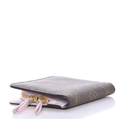 Louis Vuitton Monogram Fleuri Insolite PM Wallet Rose 4 of 7