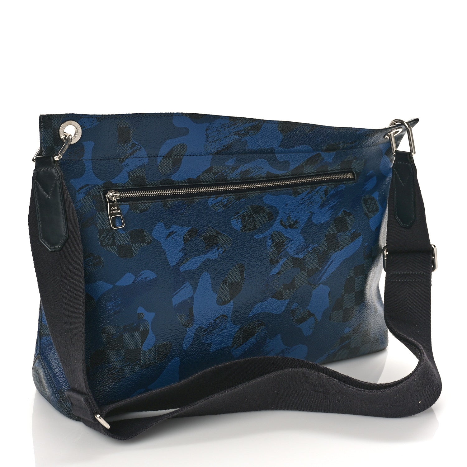 Louis Vuitton Damier Cobalt Camouflage Hunter Messenger Blue 3 of 8
