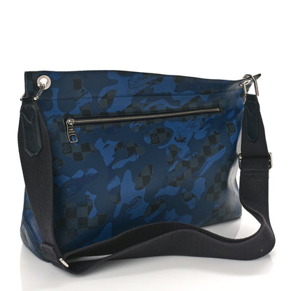 Louis Vuitton Damier Cobalt Camouflage Hunter Messenger Blue 3 of 8