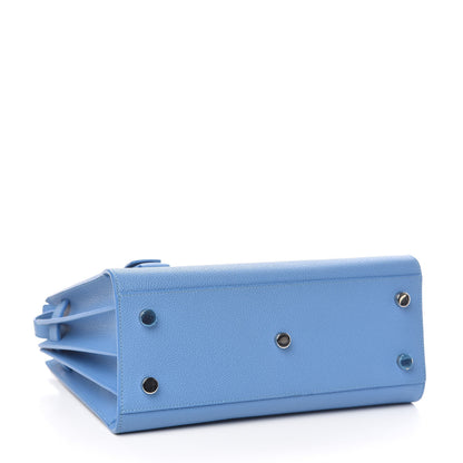 Saint Laurent Grained Calfskin Baby Sac De Jour Blue Clair 4 of 10