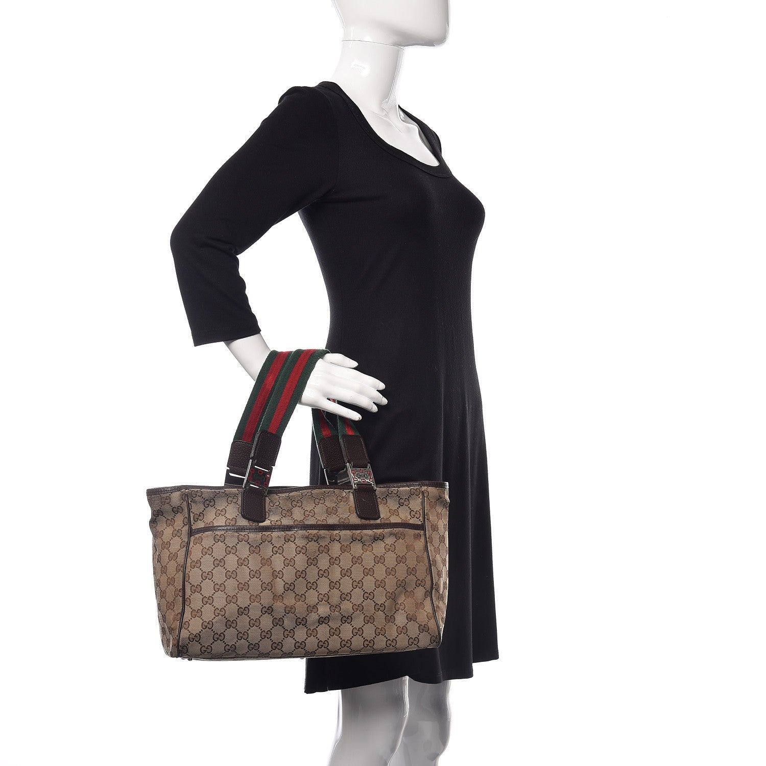 Gucci GG Monogram Pop Tote Brown 2 of 17