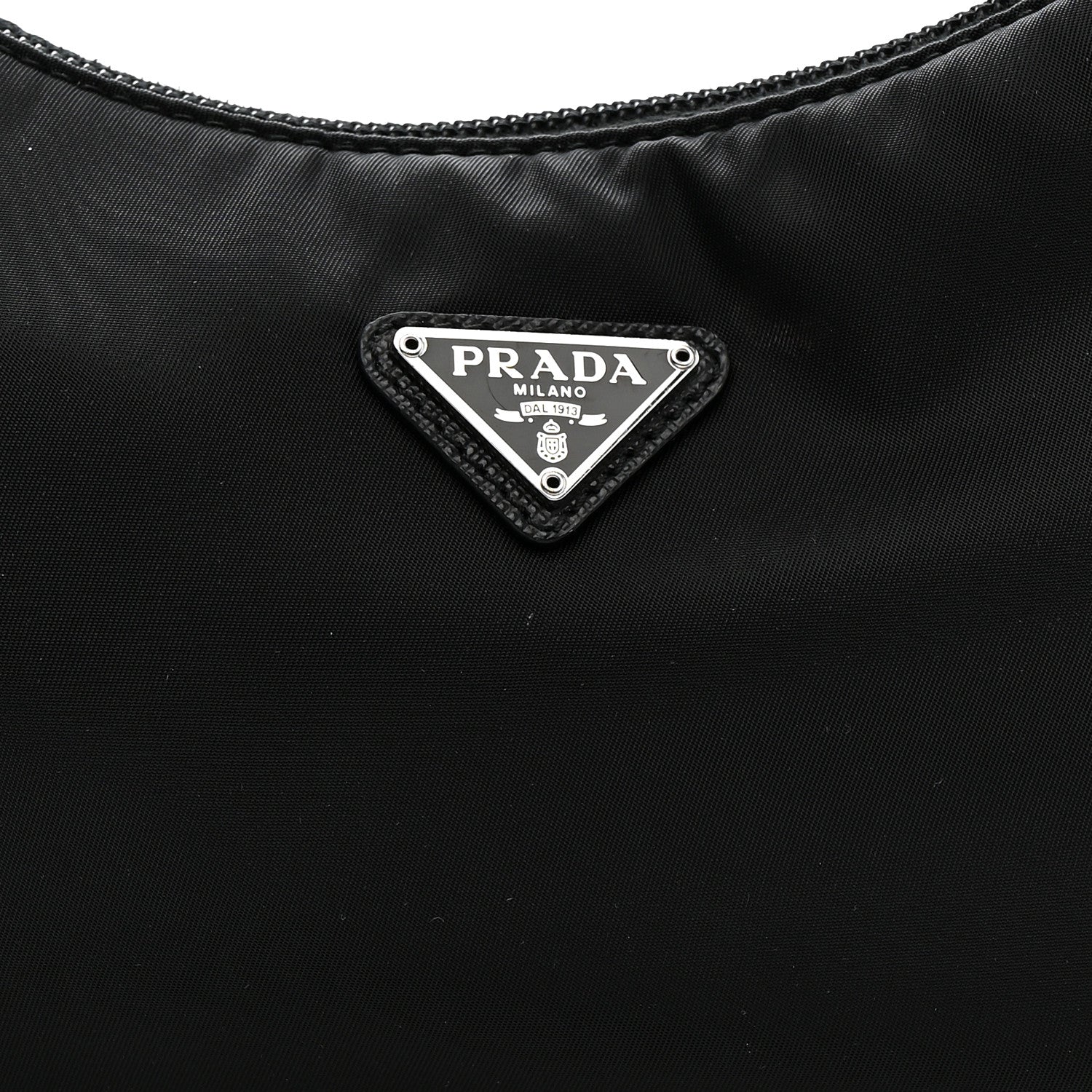 Prada Tessuto Nylon Mini Re-Edition 2000 Bag Black 8 of 10