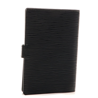 Louis Vuitton Epi Electric Small Ring Agenda Cover Black 3 of 8