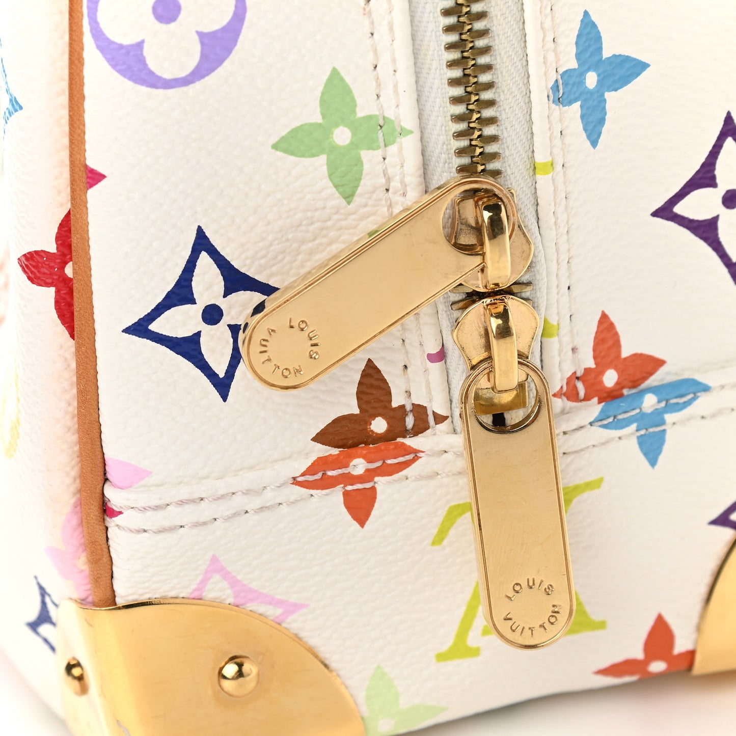 Monogram Multicolor Trouville White