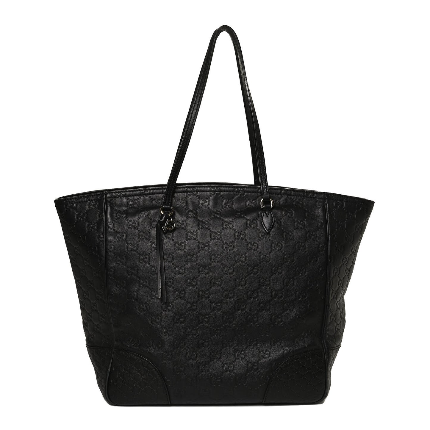 Guccissima Medium Bree Zippered Tote Black