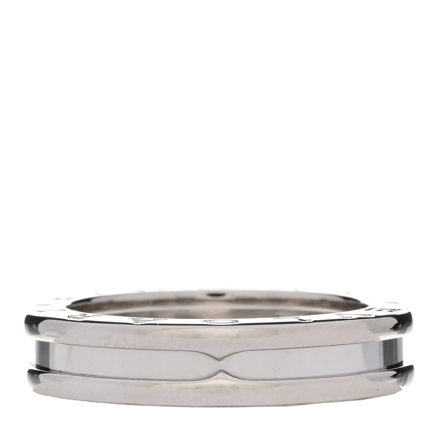 Bulgari 18K White Gold B.Zero1 One-Band Ring 53 6.5 3 of 4