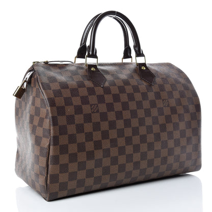Louis Vuitton Damier Ebene Speedy 35 3 of 14