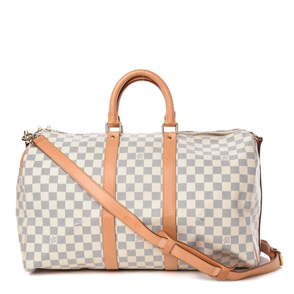 Louis Vuitton Damier Azur Keepall Bandouliere 45 1 of 14