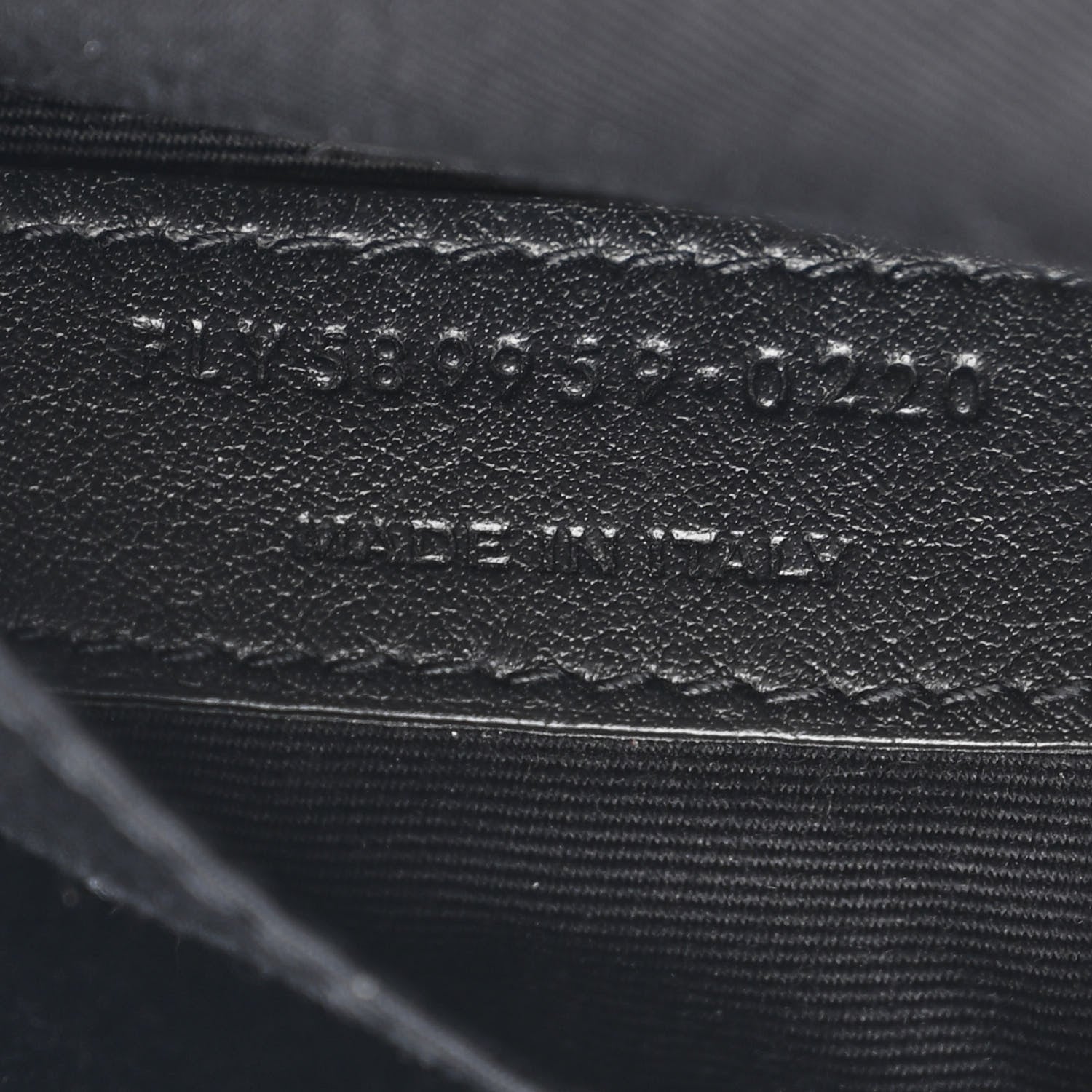 Saint Laurent Grain De Poudre Monogram Belt Bag Black 7 of 10