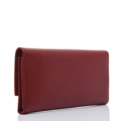 Gucci Calfskin GG Continental Wallet Red 3 of 10