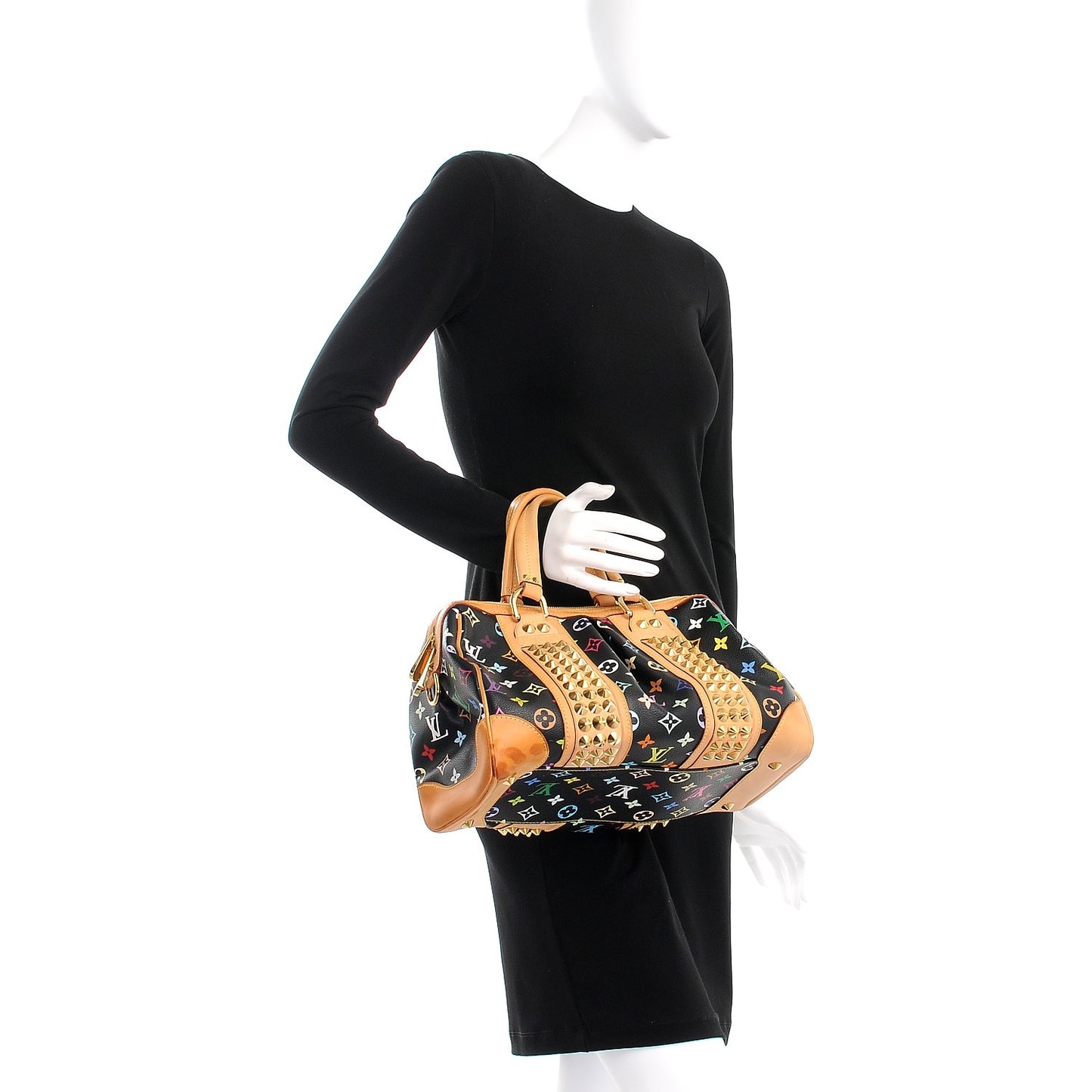 Monogram Multicolor Courtney MM Black