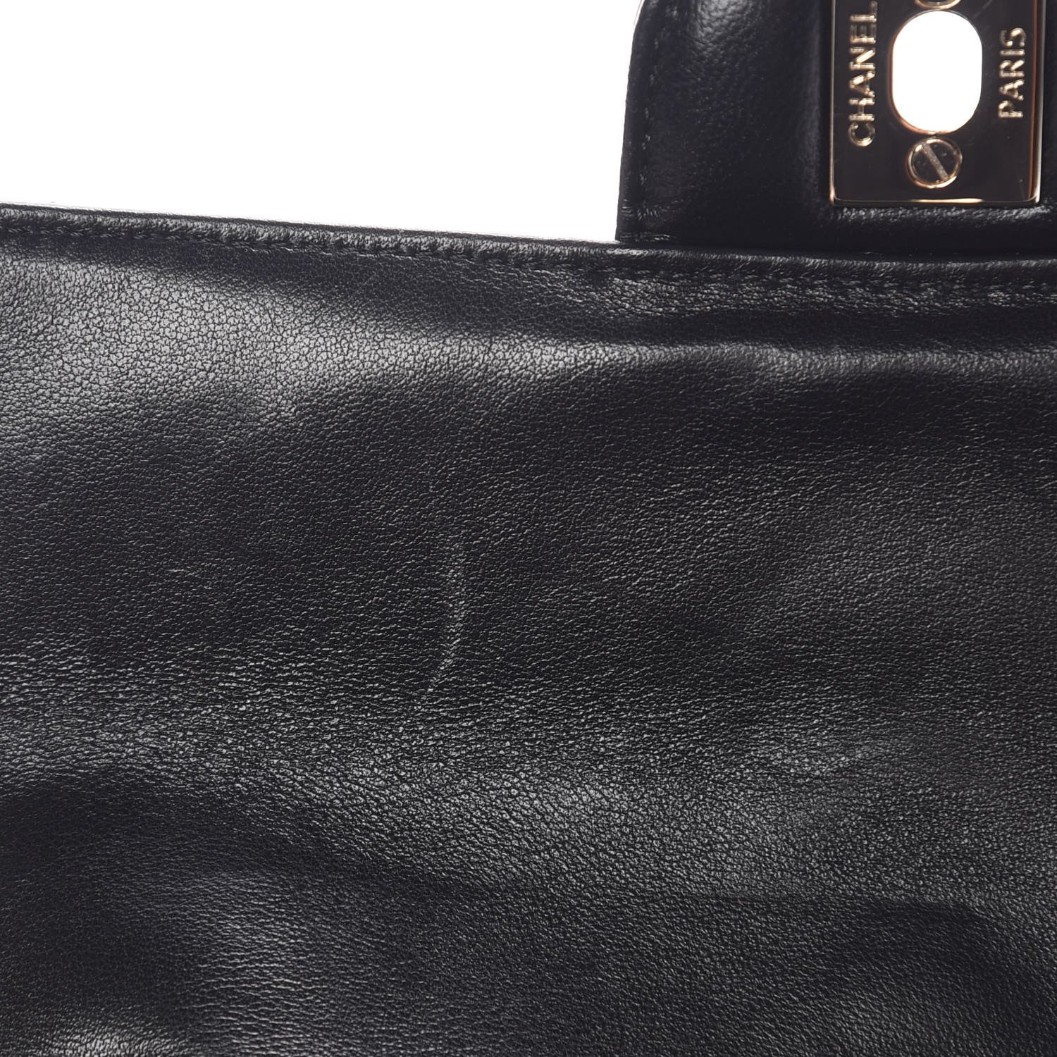 Chanel Lambskin Chevron Quilted Mini Rectangular Flap Black 8 of 12