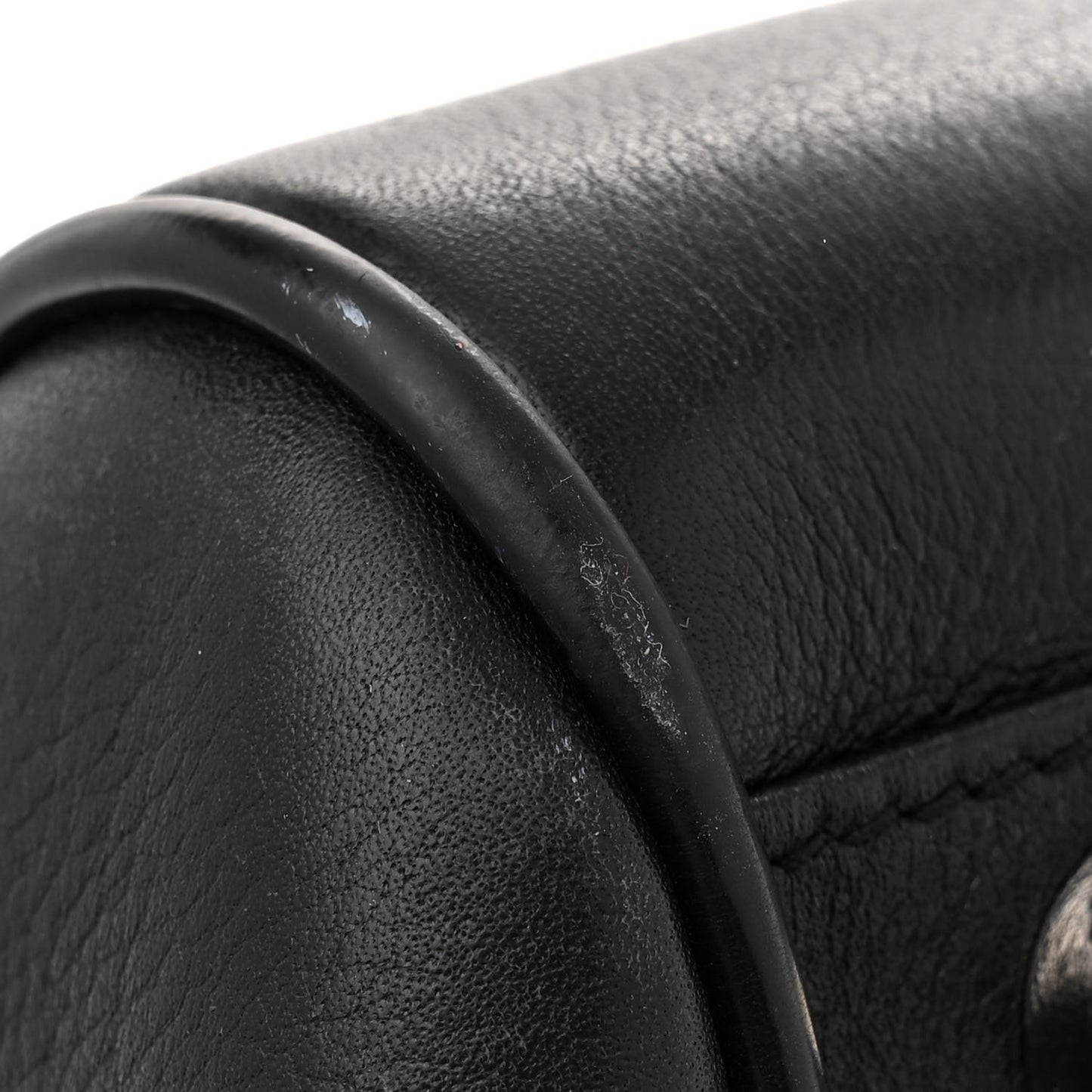 Calfskin Gambler Dice Bowler Black