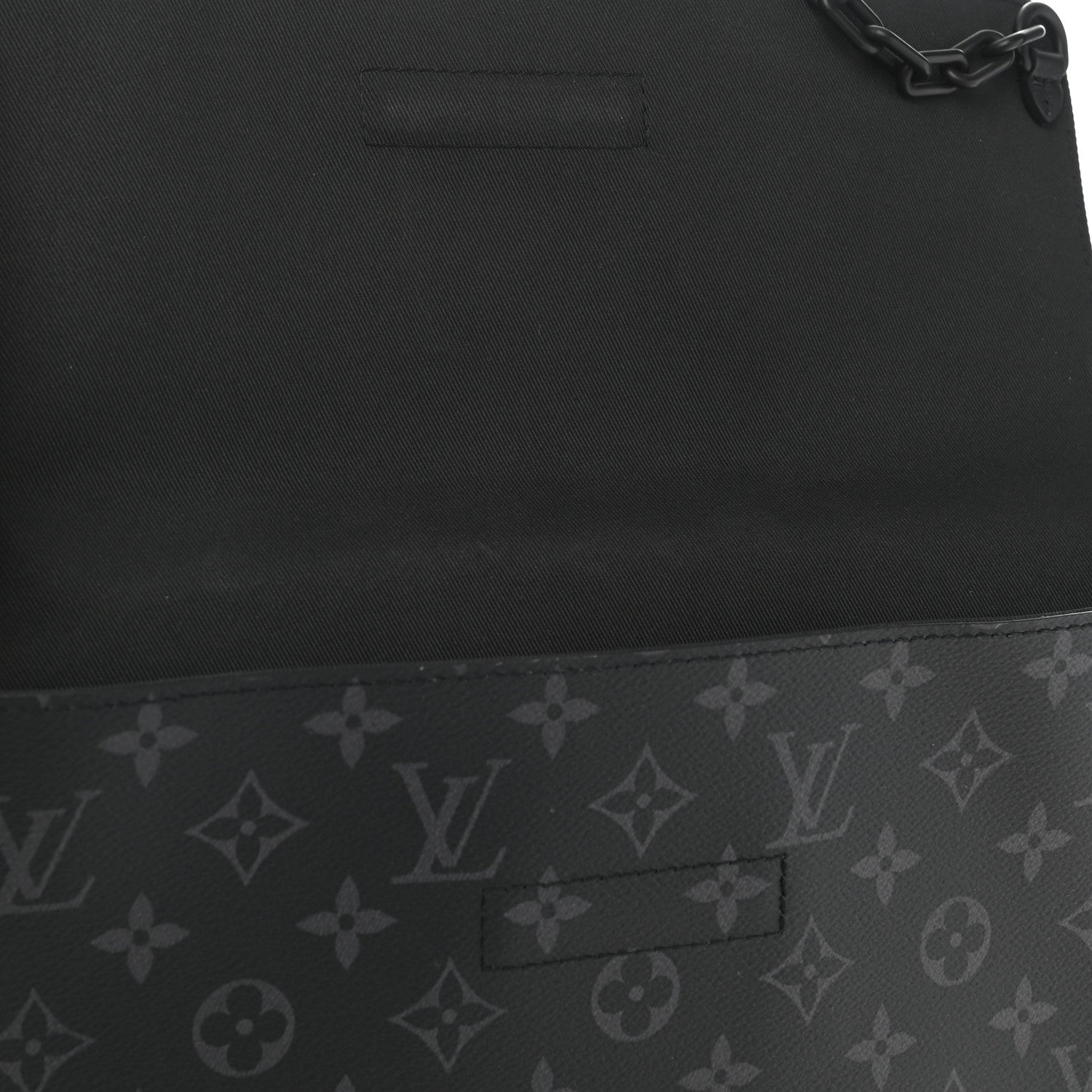 Louis Vuitton Monogram Eclipse Pochette Steamer 8 of 12