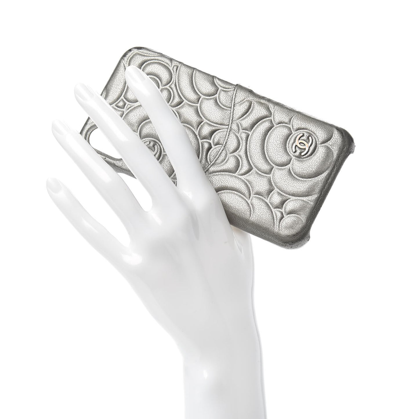 Goatskin Camellia iPhone X Case Grey
