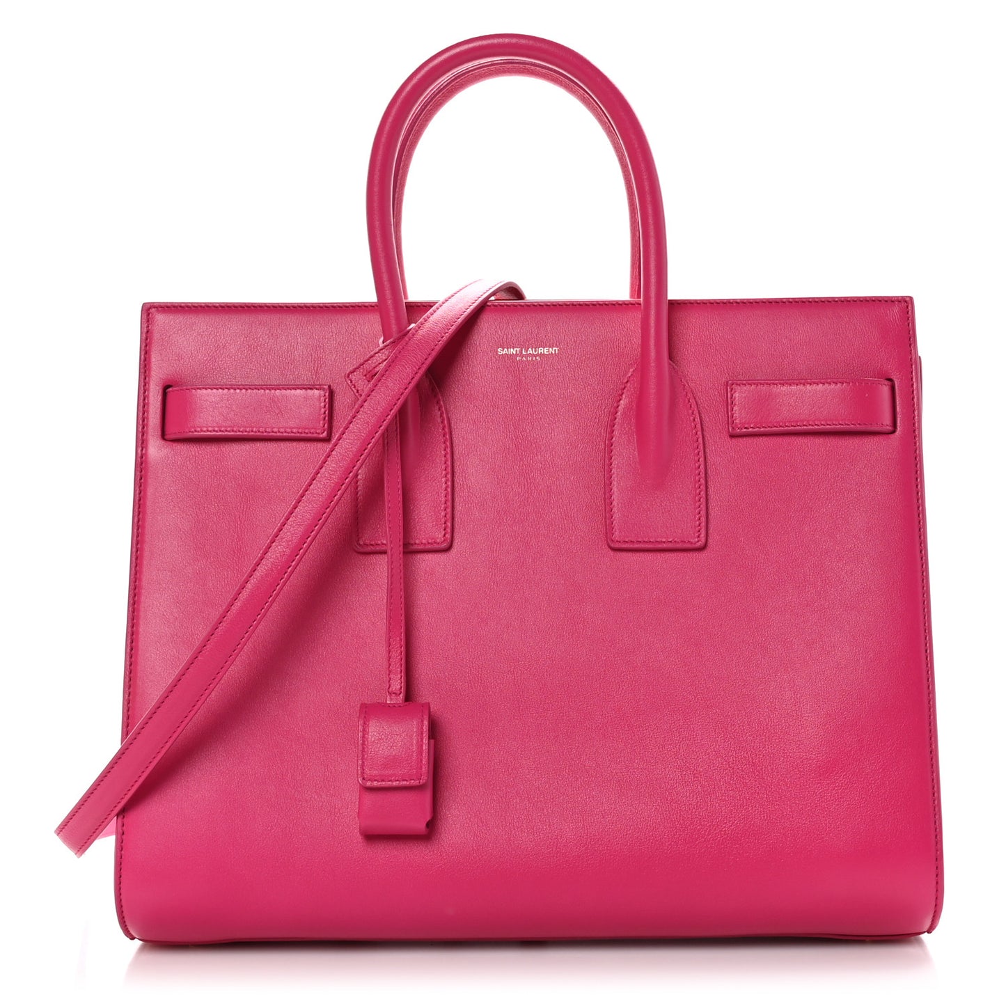 Calfskin Small Sac De Jour Lipstick Fuchsia