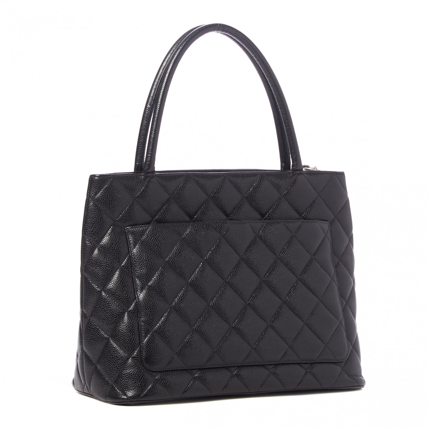 Chanel Caviar Quilted Medallion Tote Black 2 of 9