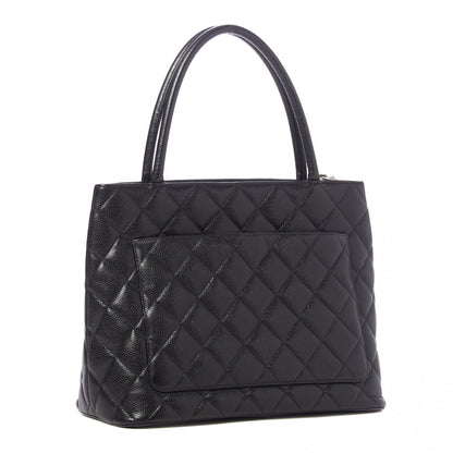 Chanel Caviar Quilted Medallion Tote Black 2 of 9