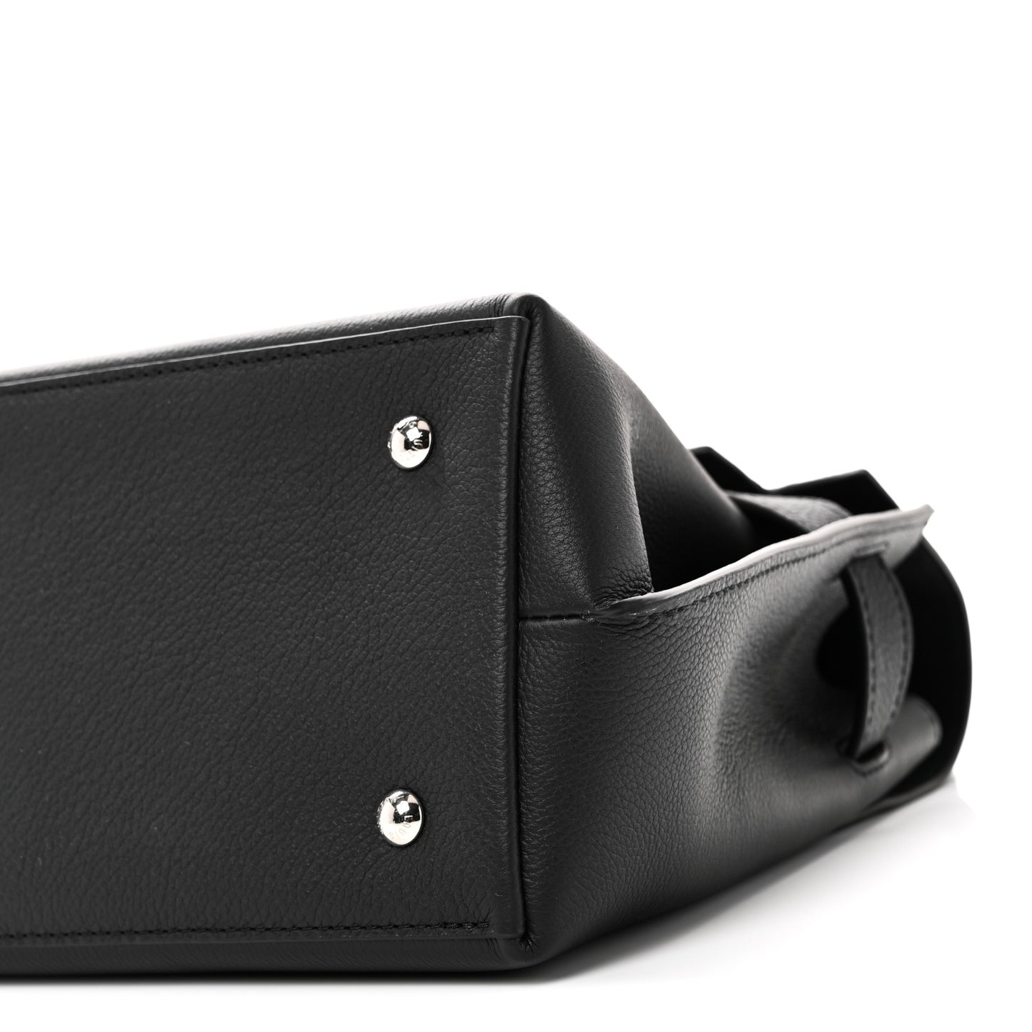 Soft Calfskin Lockme Ever MM Black
