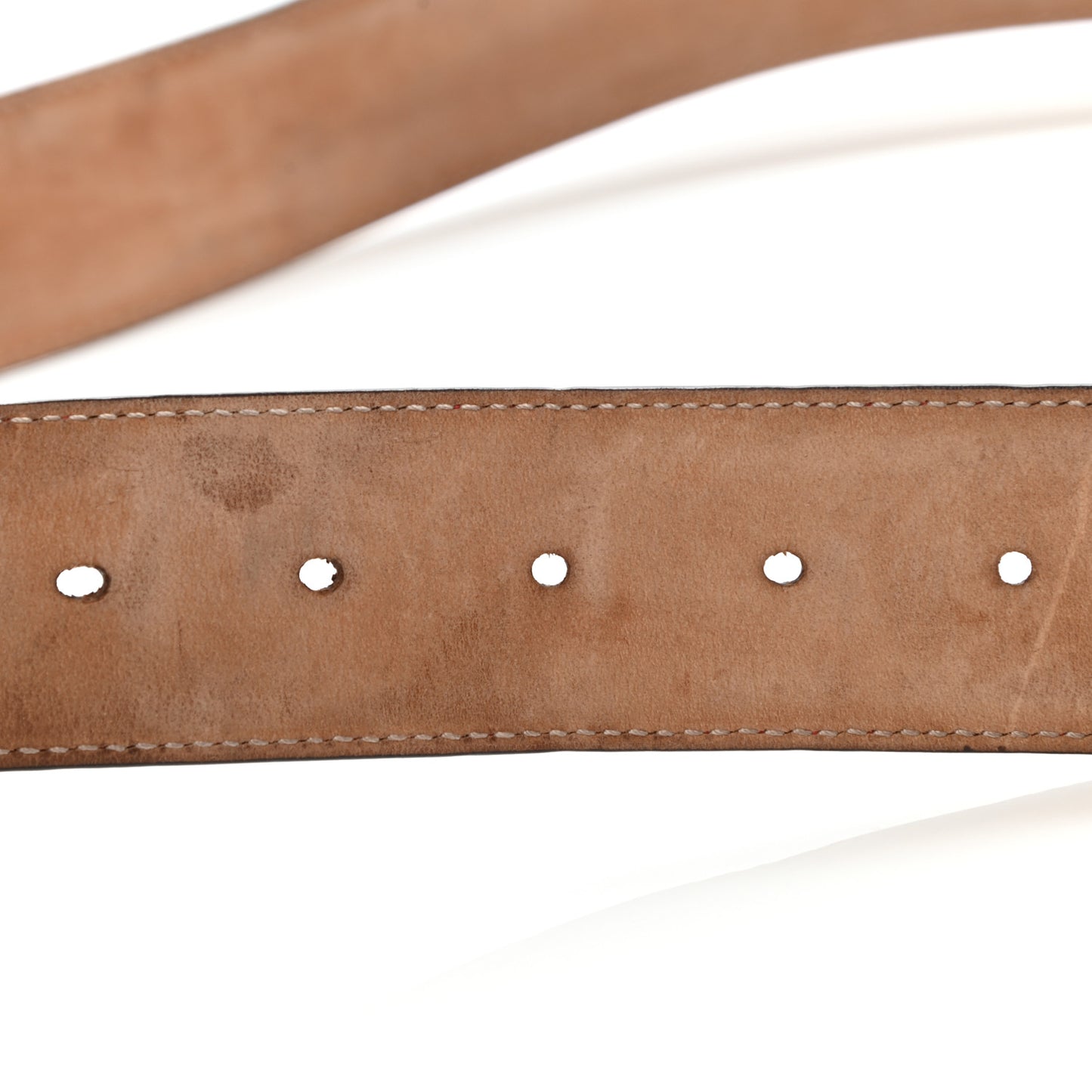 Guccissima Signature Interlocking G 40mm Belt 105 42 Hibiscus Red