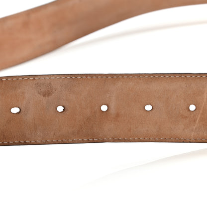 Gucci Guccissima Signature Interlocking G 40mm Belt 105 42 Hibiscus Red 4 of 7