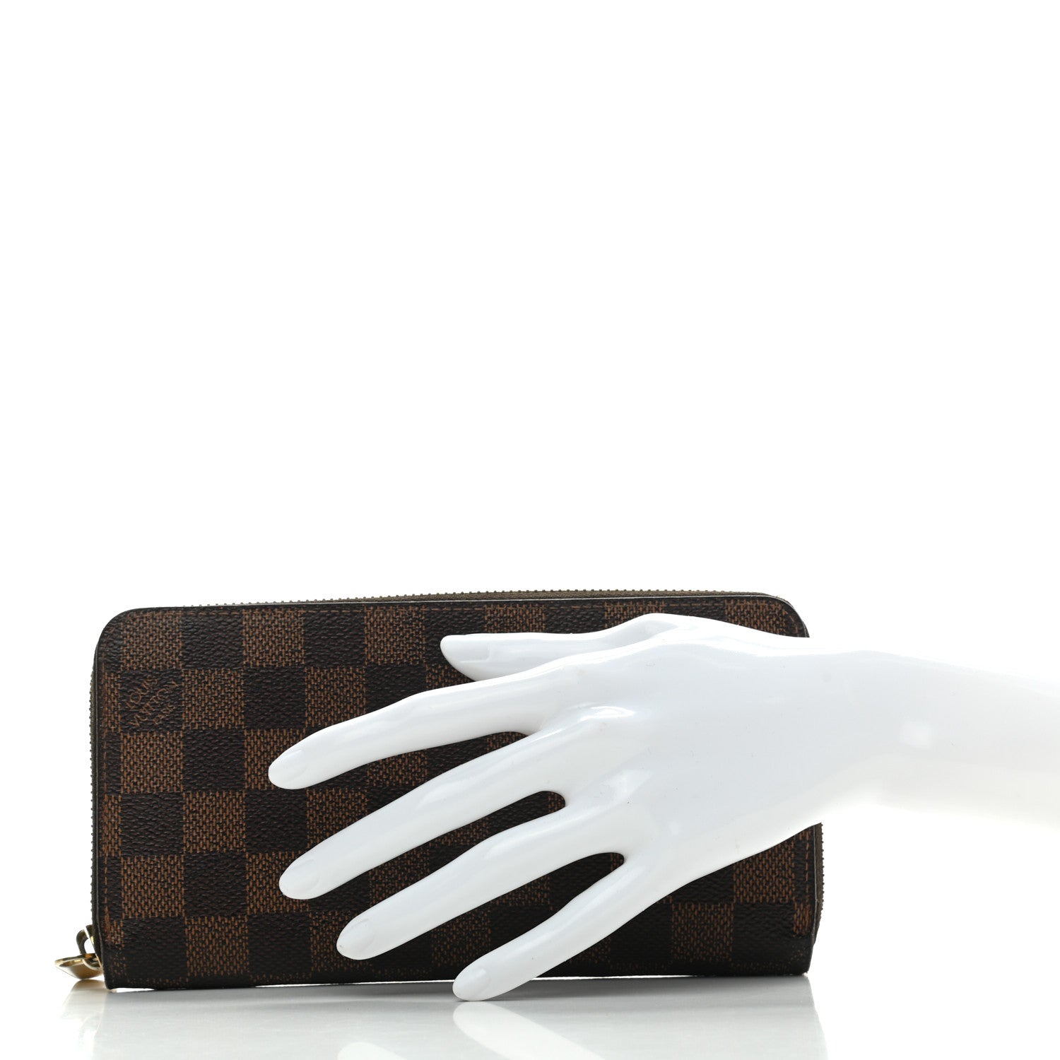 Louis Vuitton Damier Ebene Zippy Wallet 2 of 11