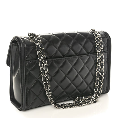 Chanel Lambskin Quilted Large Geometric Flap Black 2 of 10