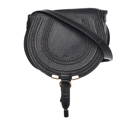 Chloe Calfskin Mini Marcie Round Crossbody Bag Black 1 of 19