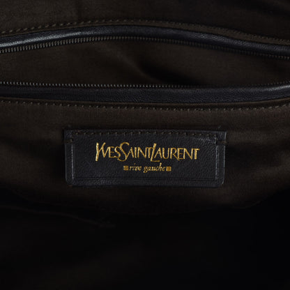 Saint Laurent Patent Calfskin Large Muse Aubergine 6 of 7
