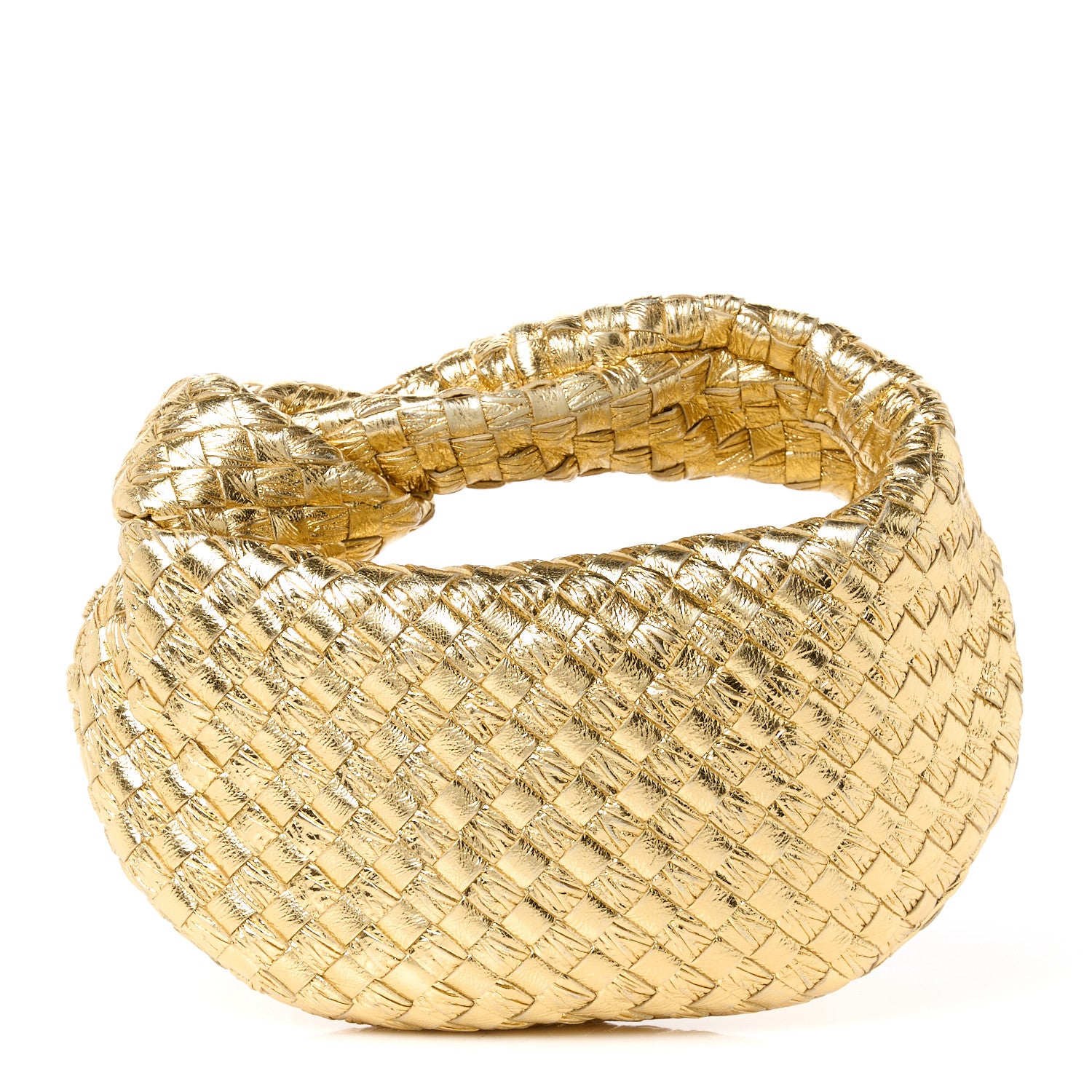 Bottega Veneta Metallic Nappa Intrecciato Mini Jodie Gold 1 of 11