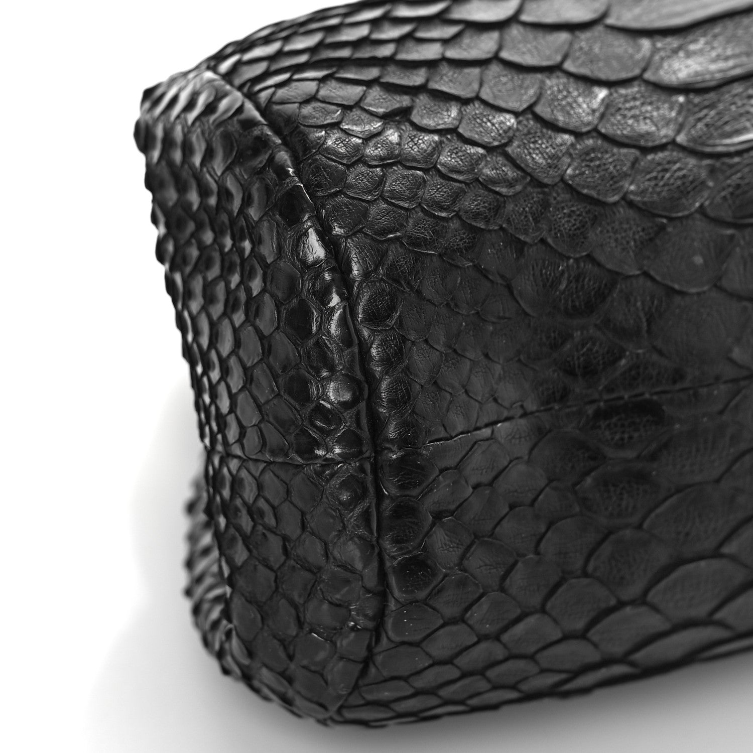 Chanel Python Timeless Clutch Black 7 of 8