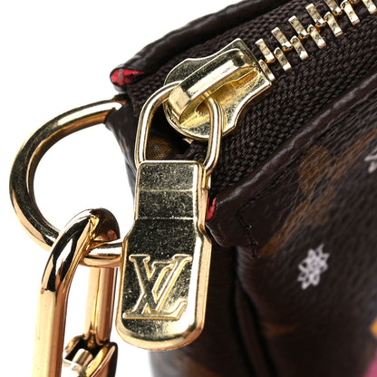 Louis Vuitton Monogram 2021 Christmas Animation London Mini Pochette Accessories Red 10 of 11