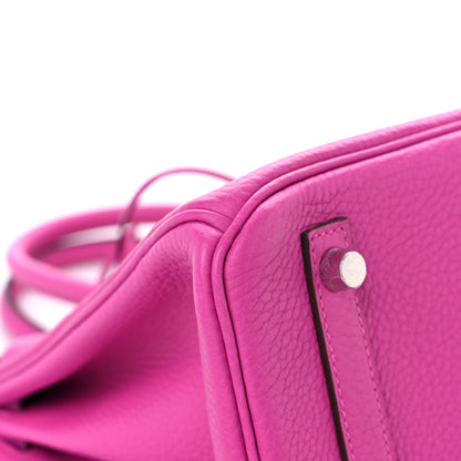 Hermes Taurillon Clemence Birkin 30 Magnolia 7 of 11