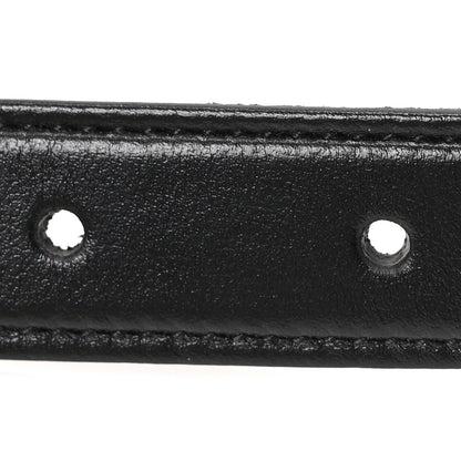 Gucci Calfskin GG Marmont Thin Chain Belt 75 30 Black 5 of 5