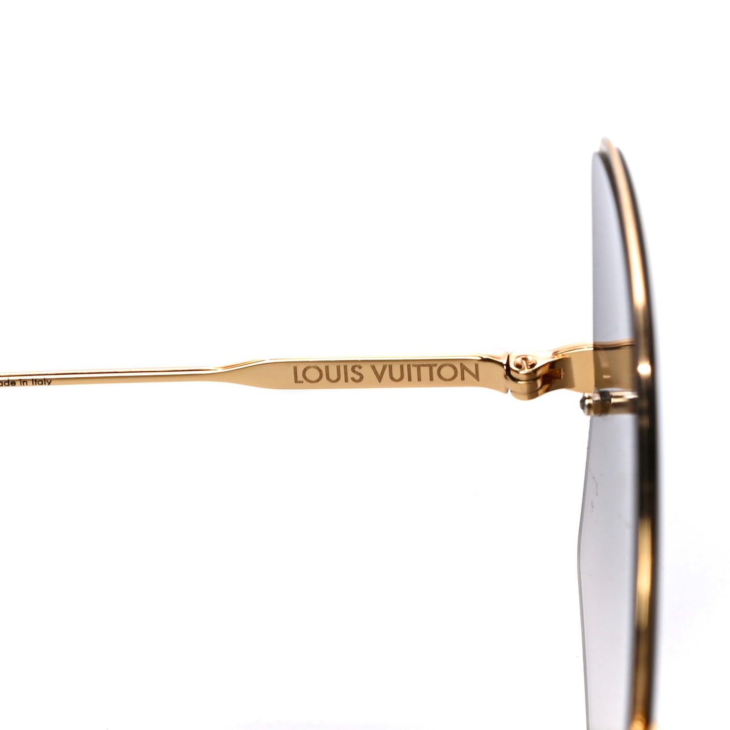 Metal Les Amants du Pont Neuf Sunglasses Z1384W Gold Black