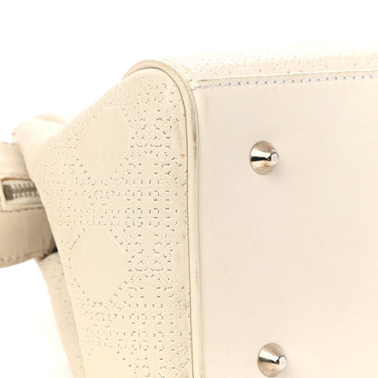Christian Dior Lambskin Cannage Soft Lady Dior Satchel White 11 of 23