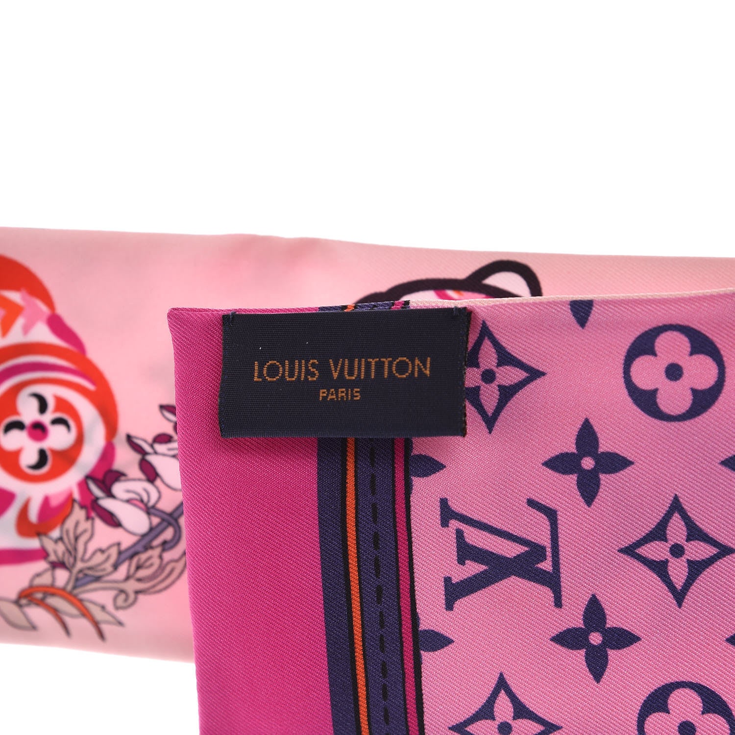 Louis Vuitton Silk Monogram Superstition Bandeau Rose 4 of 4