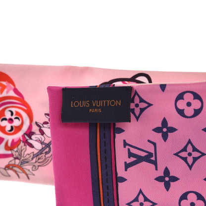 Louis Vuitton Silk Monogram Superstition Bandeau Rose 4 of 4