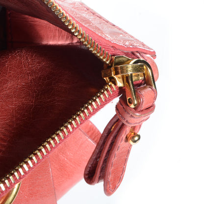Miu Miu Vitello Lux Mini Bow Bag Rosa 9 of 12