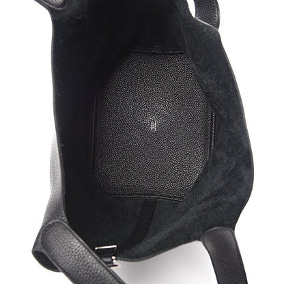 Hermes Taurillon Clemence Picotin Lock 26 GM Black 5 of 10