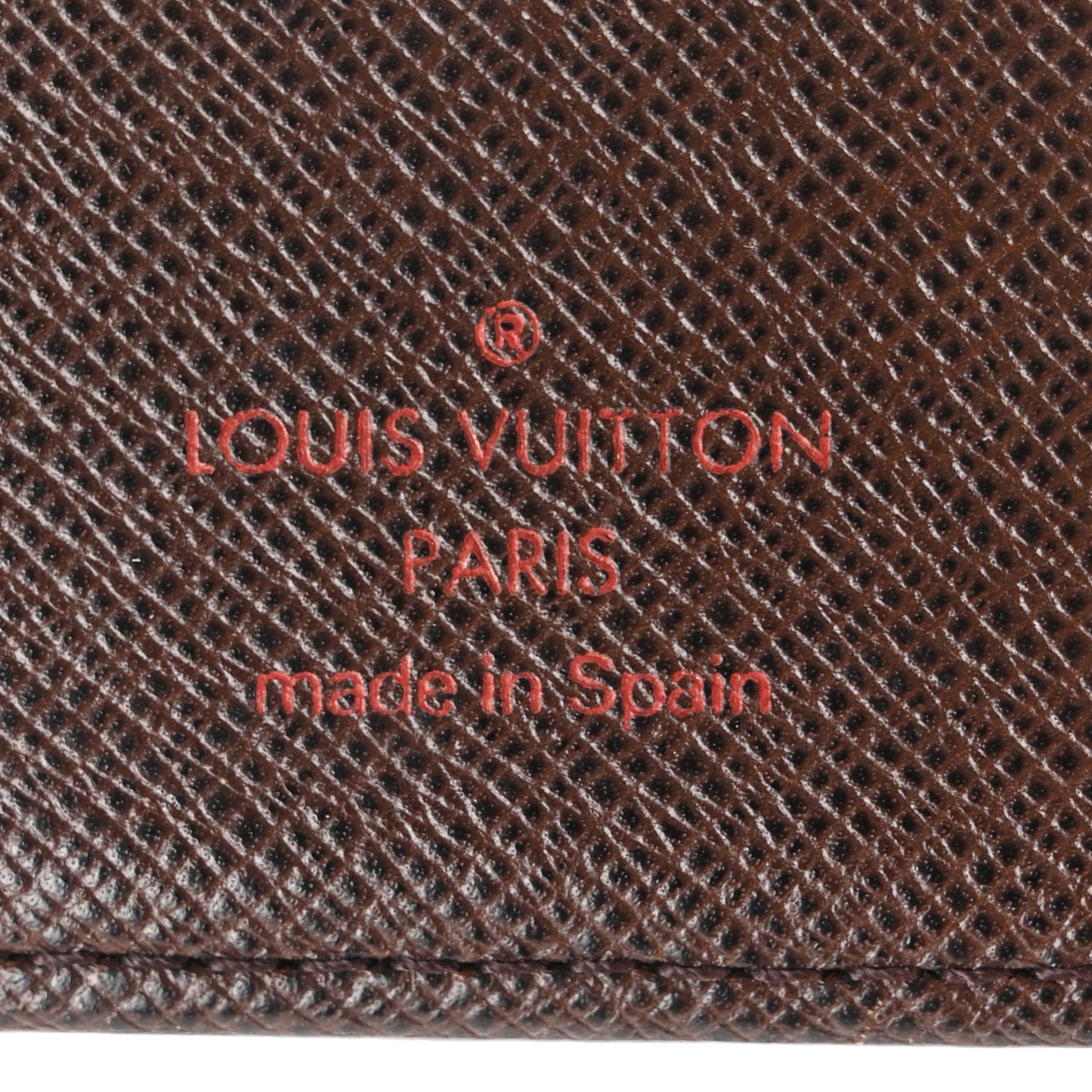 Damier Ebene Small Ring Agenda Cover