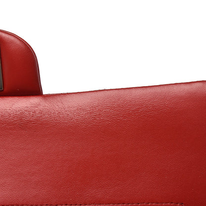 Chanel Lambskin Quilted Medium Double Flap Red 10 of 11