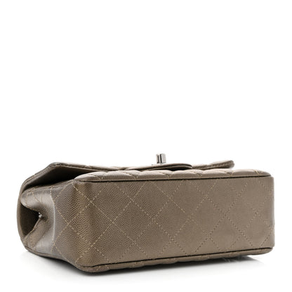 Chanel Iridescent Caviar Quilted Mini Rectangular Flap Bronze 4 of 11