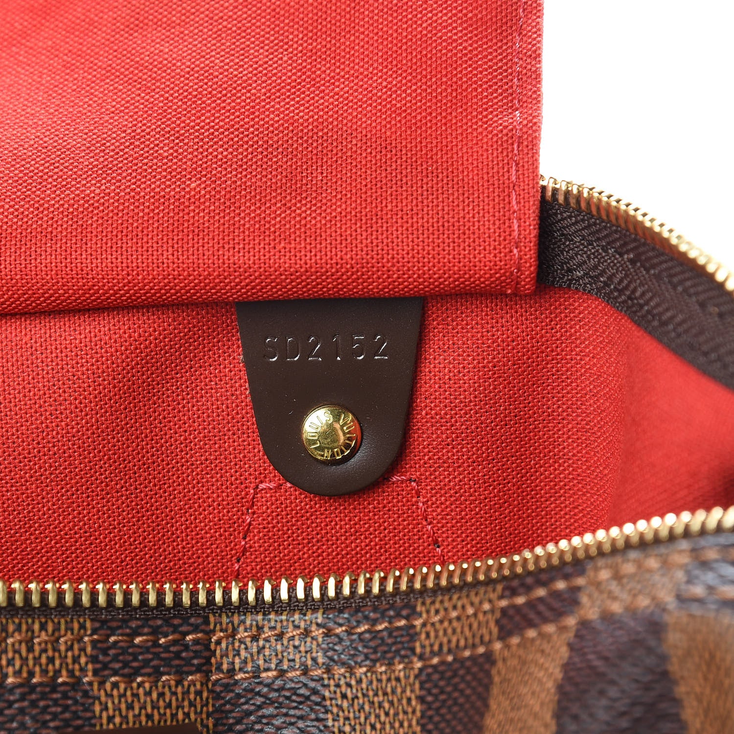 Louis Vuitton Damier Ebene Speedy 35 8 of 13