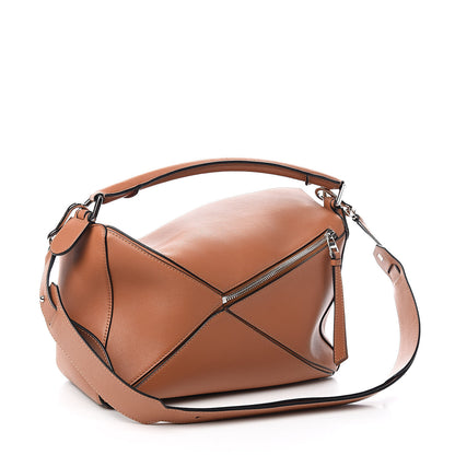 Loewe Calfskin Medium Puzzle Bag Tan 3 of 11