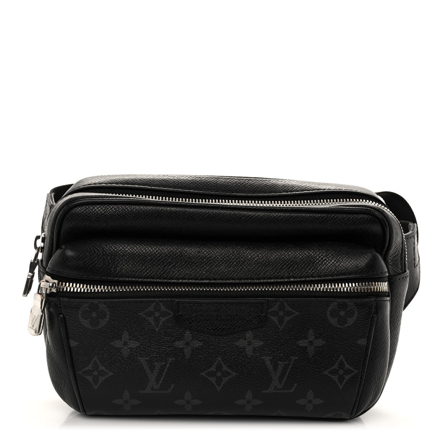 Louis Vuitton Taiga Monogram Eclipse Outdoor Bum Bag Black 1 of 9